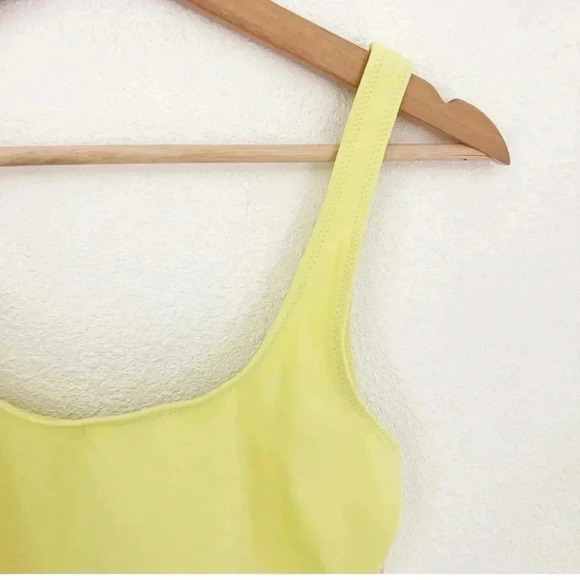 NWT Good American Key Lime Good Scuba Swim Tank, Size Small (1) - Picture 3 of 10